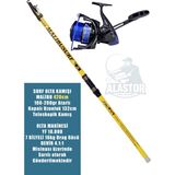 Alastor Olta Seti Malibu 420CM Olta Kamışı Surf Olta Seti YF10000 Olta Makinesi Boğaz Deniz Kıyı Olta Seti - Sarı