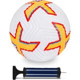 ALASTOR Orijinal Futbol Topu Pompa Hediyeli Sert Zemin Halı Saha Çim Saha Futbol Topu Hibrit No:5 - Turuncu