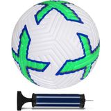 ALASTOR Orijinal Futbol Topu Pompa Hediyeli Sert Zemin Halı Saha Çim Saha Futbol Topu Hibrit No:5 - Yeşil