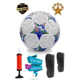 ALASTOR Orijinal Futbol Topu Şampiyonlar Ligi Pompalı 3'lü Set Sert Zemin Halı Saha Futbol Topu