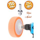 ALASTOR Pasta Cila Parlatma Turuncu Alman Cila Polisaj Süngeri 50x150 mm Matkap Aparatı