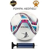 ALASTOR Profesyonel Futbol Topu Pompalı Dikişsiz Futbol Topu Sert Zemin Halı Saha Futbol Topu Pompa Premium Yüksek Kaliteli Futbol Topu - Beyaz
