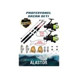 Alastor Profosyonel 2'li Sazan Olta Takımı 2 Adet Kamış 2 Adet Makine Sazan Olta Seti Makineli - 240cm