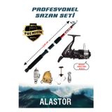 Alastor Profosyonel Sazan Olta Takımı Sazan Olta Seti Makineli Olta Seti 210 Kamış Makineli Olta