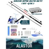 Alastor Spinex Spin Olta Seti 210cm Olta Seti Hazır Olta Seti At Çek Olta Seti Spin Olta Kamışı 10-40