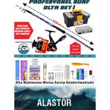 Alastor Surf Karbon Olta Takımı 420 cm Profesyonel Olta Seti 7000'lik Metal Kafa ile Uyumlu