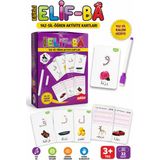Alay Ticaret Eğitici Elif-Ba Yaz-Sil-Öğren Aktivite Kartları