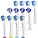Alayna Oral-B Braun ile Uyumlu Yedek Diş Fırçası Başlıkları - 12'li Paket - En İyi Oralb Uyumlu Elektrikli Diş Fırçası - Oral-B Diş İpi, Çapraz, Hassasiyet, 3D, 1000, Çocuklar, Sonik, Temiz, Aksiyon ve Daha Fazlasına Uyar