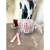 Alazpack Stick Şeker Beyaz Istanbul Silüet Baskılı 3 gr 1000 Adet