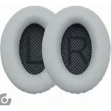 Alazpay Bose Qc2 Pedi QC25 Ae2 AE2I AE2W Qc2 QC15 QC35 QC35II Uyumlu Yumuşak Kulaklık Sünger Yastığı Pedi - Gri - Beyaz