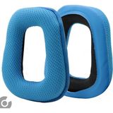 Alazpay Logitech G930 G430 F450 G432 G332 G231 G230 Uyumlu Kulaklık Sünger Yastığı Pedi - Mavi