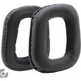 Alazpay Logitech G930 G430 F450 G432 G332 G231 G230 Uyumlu Kulaklık Sünger Yastığı Pedi - Siyah