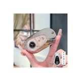 Alazpay Mercedes Benz C E S Class C200 C300 W206 W223 S400 S450 S480 S500 Elmas Kesim TPU Anahtar Kılıfı (Pembe)