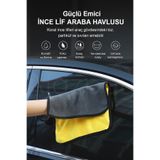 Alazpay Mikrofiber Süper Emici Araba Temizleme Kurulama İnce Cam Bezi Havlusu (30cmx30cm)