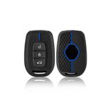Alazpay Renault Clio Megane Captur Laguna Dacia Duster Sandero Stepway Logan Dokker TPU Anahtar Kılıfı (Mavi)