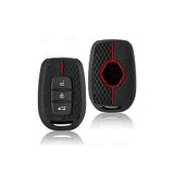 Alazpay Renault Uyumlu Clio, Megane, Captur, Laguna, Dacia, Duster, Sandero, Stepway, Logan, Dokker Silikon Anahtar Kılıfı (Kırmızı)