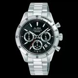 Alba At3l27x1 Quartz Çelik Gri Siyah Kadran 39 Mm Erkek Kol Saati