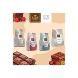 Alba Damla Çikolata Kokolin 4 Lü Set Sütlü-bitter-fildişi-frambuaz 4 X 1 Kg