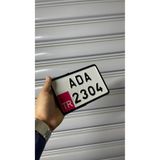 ALBA DEKOR - PEMBE TR DEKOR PLAKA KİŞİYE ÖZEL HEDİYELİK ÜRÜN