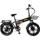 Alba Fold 3 480 W Katlanabilir Siyah Elektrikli Bisiklet