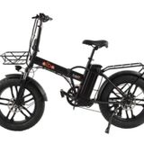 Alba Fold F Premium 48V 10,4AH Siyah Zırhlı Lastik