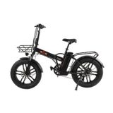 ALBA FOLD F PREMİUM ELEKTRİKLİ BİSİKLET 48V 10,4Ah SİYAH ZIRHLI LASTİK