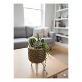 Alba Home Decor Ahsap ayaklı medern saksı