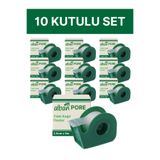 Alban 2,5cmx5m Tıbbi Kağıt Flaster , 10 Kutulu Set, Medikal Pore Cerrahi Bant
