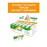 Alban Bez Yara Bandı – 30 Paket x 10’lu (Toplam 300 Adet) – Ilk Yardım Bandı