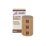 Alban Elastik Bandaj 10cm, 4 Klipsli 4,5 Metreye Kadar Uzar, Spor ve Günlük Kullanım