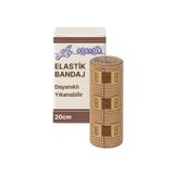 Alban Elastik Bandaj 20cm, 4 Klipsli 4,5 Metreye Kadar Uzar, Spor ve Günlük Kullanım