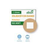 Alban Enjeksiyon Flaster 22mm 100 Adet Tekli Paket