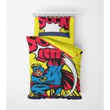Alban Home Genç Çocuk Desen Mikro Saten 3D Dijital Baskı Tek Kişilik Nevresim Takımı Sock - Renkli - 160 x 220 cm