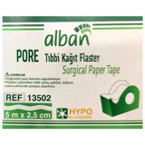 Alban Pore 5m x 2.5 cm Tıbbi Kağıt Flaster