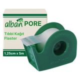 Alban Tıbbi Kağıt Flaster 1,25CMX5M, Medikal Pore Cerrahi Bant - 1Lİ