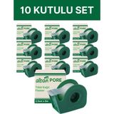 Alban Tıbbi Kağıt Flaster 2,5CMX5M, 10 Kutulu Set, Medikal Pore Cerrahi Bant - 10LU