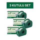 Alban Tıbbi Kağıt Flaster 5cmx5m, 3 Kutulu Set, Medikal Pore Cerrahi Bant