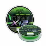 Albastar Carrier 12x 0.10 Mm 150m 12 Örgü İp Misina Fluo Green 10.3 Kg Çeker