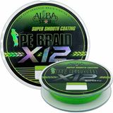 Albastar Carrier 12x 0.18 Mm 150m 12 Örgü İp Misina Fluo Green 11.8 Kg Çeker