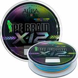 Albastar Carrier 12x 0.26 Mm 150m 12 Örgü İp Misina Multicolor 16.0 Kg Çeker