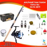 Albastar Celtic 300 cm 100-300 gr - Avlivari Ecco 5000 Olta Makinası Tam Takım Tatlı Su Olta Seti