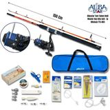 Albastar Tam Takım Profesyonel Tekne Olta Seti TTS003 150 cm Kullanıma Hazır Aksesuarlar - Standart - 150 Cm