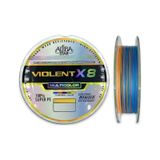 Albastar Violent 8x 0.16 Mm 300m 8 Örgü İp Misina Multicolor 17.5 Kg Çeker