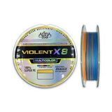 Albastar Violent X8 PE Line MultiColor 150 mt 0.18 mm Misina