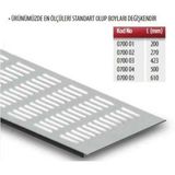 Albatur Koza 120x423 mm Alüminyum Menfez