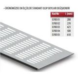 Albatur Koza 120x500 mm Alüminyum Menfez