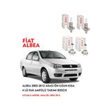 ALBEA 2004 MODEL ÖN UZUN-KISA 4 LÜ FAR AMPÜLÜ TAKIMI BOSCH