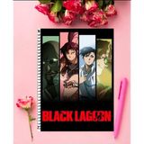Albeni-A4-01-Ck Lagon Anime Defter 1 Adet Özel Tasarım A4 Boyutu 21X29 cm Telli Kareli