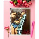 Albeni-A4-01-Ck Lagoon Anime Defter 1 Adet Özel Tasarım A4 Boyutu 21X29 cm Telli Kareli
