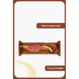 Albeni Atıştırmalık - Sütlü Çikolata Kaplı Karamel Ve Bisküvi - 72 Gram - 24 Adet
